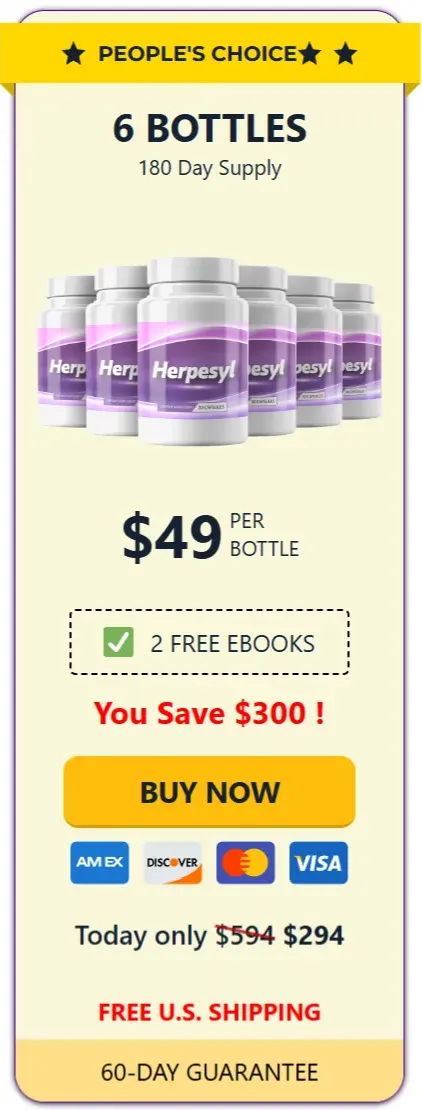 Herpesyl price 6 bottle